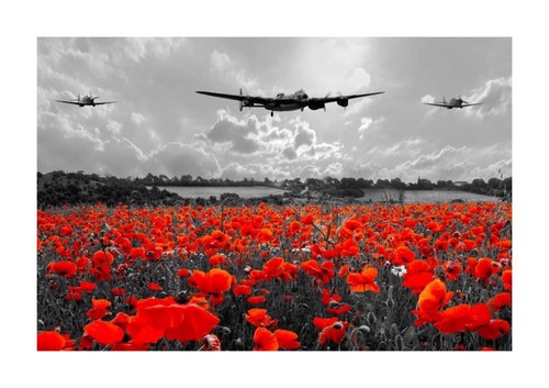 Lancaster spitfire hurricane - &,