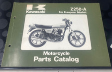 Kawasaki Z250-A A4 1981 catalogo ricambi originale spare parts catalogue