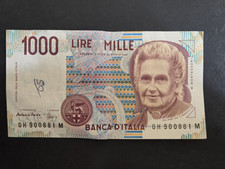 Italy 1000 lire banca - italy, d'italia
