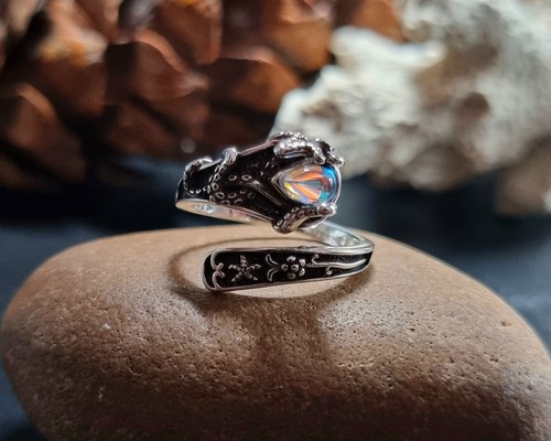 Anello cucchiaio lega serpente - cucchiaio,