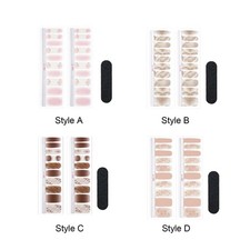 20 pezzi adesivi per smalto