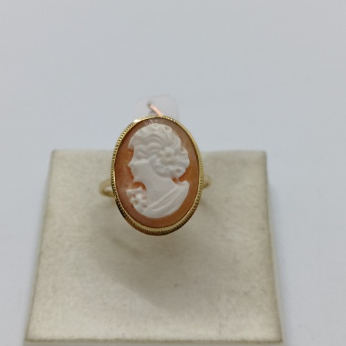 Anello donna con cammeo - da,