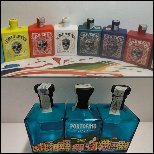 Bottiglie vuote gin set - vuote, a