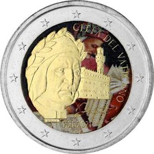 2 Euro Vaticano 2021 - Dante