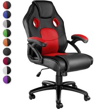 Sedia Ufficio Poltrona Gioco Direttore Scrivania PC Ergonomica Rotelle PVC Nuovo