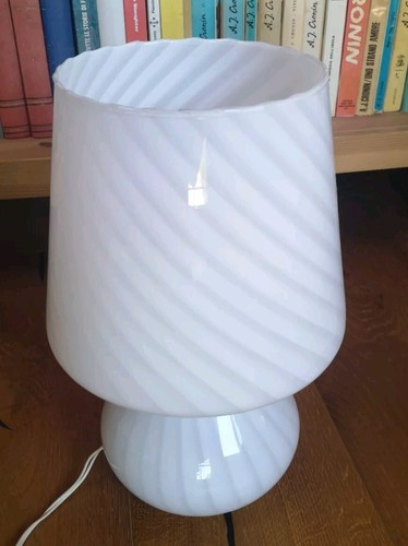 Lampada tavolo fungo murano - lampada,