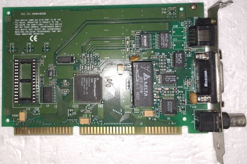 Scheda rete vintage isa - scheda, di