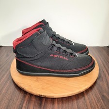 Scarpe Astral Hiyak Uomo Taglia 9 Nero Rosso Pesca Acqua Kayak Guading Sneakers