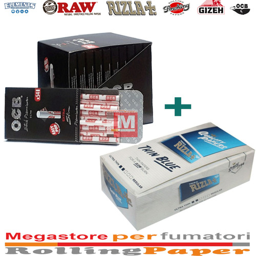 Cartine rizla blu corto - cartine,