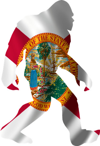 Bigfoot bandiera florida - bigfoot,