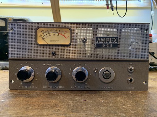 Microfono valvole ampex - microfono,