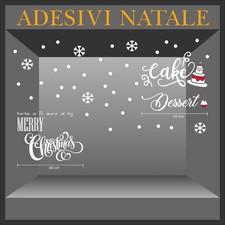 vetrofanie natalizie pastry