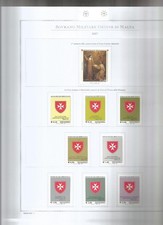 SMOM 2007/11  COLLEZIONE COMPLETA  SU FOGLI MARINI SCONTATA DEL 15% DEL FACCIALE