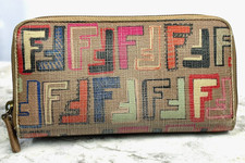 FENDI Long Wallet Round zipper