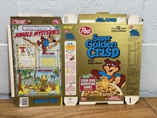Super Golden Crisp Cereal Box