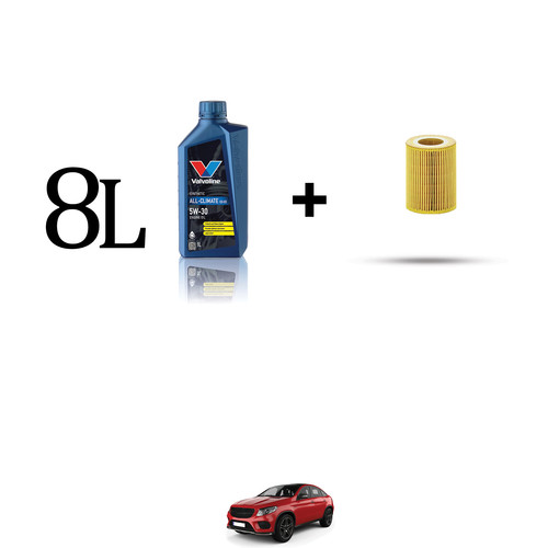 Kit filtro olio - 8l, per