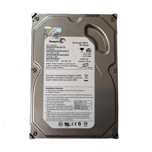 Seagate 160 st3160212a 7200 - seagate,