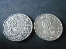 MONETA DA 2 FRANCHI SVIZZERI