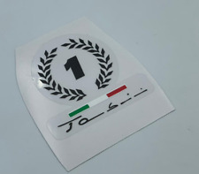 1 adesivo DUCATI 748 916 996 998 r s Tamburini bandiera sbk nero trasparente