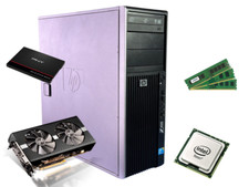 HP Z400 PC GAMING XEON 6 CORE - 16GB RAM - SSD 240GB - RX 580 