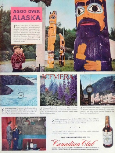 Canadian club whisky - whisky, advert