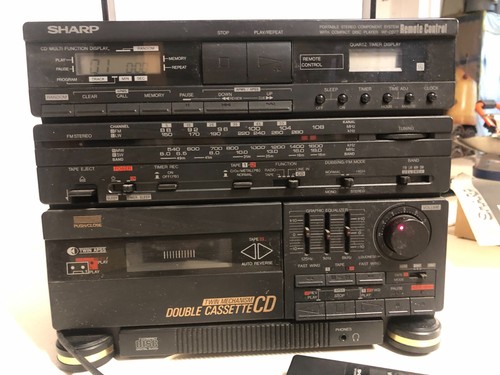 Sharp system cd77h radio - sharp,