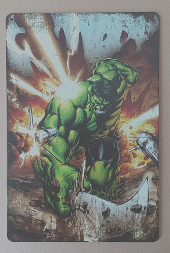 Targa supereroi hulk the - targa,