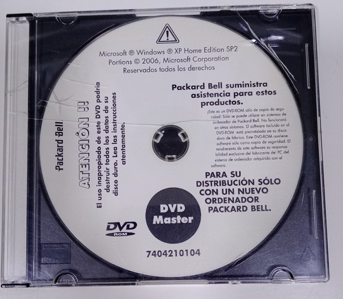 Dvd master packard - master,