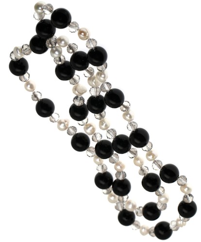 Lunga collana pietre agata - lunga,