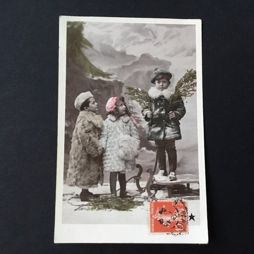 Cpa buon anno 1906 - cpa, bambini