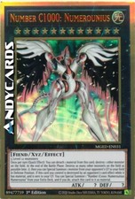 NUMBER C1000: NUMEROUNIUS (Numero Numeruonius) Rara Oro Premium MGED EN031 • 1Ed