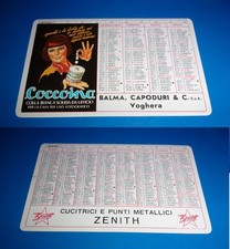 Calendario tascabile plastica