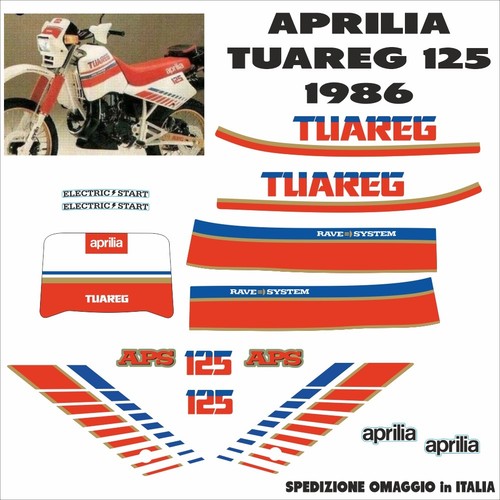 Aprilia tuareg 125 1986 kit - 1986,