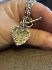 Bracciale Bracciali Cuore  Cristalli  Svarowsky Cuori Zoppini Acciaio Lega