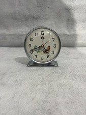 Sveglia meccanica con Gallina chr becca - anni 70