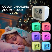 Cubo LED Orologio Con Sveglia