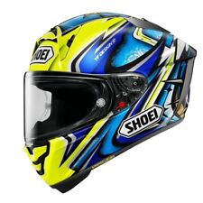 Nuovo- Casco integrale moto Shoei X-SPR Pro Daijiro TC3 blu/giallo