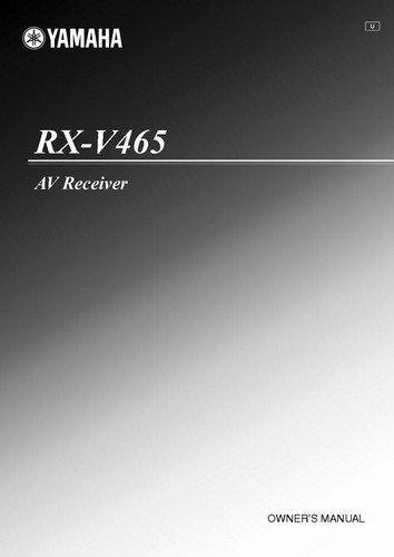 Yamaha v465 ricevitore - yamaha, rx-v465