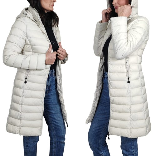 Piumino donna lungo cappuccio - donna,