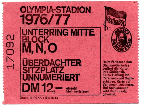 Biglietto hertha bsc - hertha,