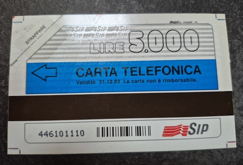 Scheda tel rara prova i - scheda,