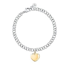 Modern steel bicolor bracelet