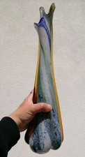 Antico Vaso Vetro Murano Alto