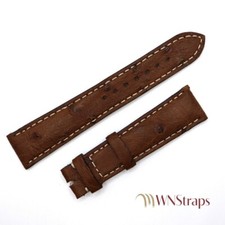 Cinturino in Struzzo Marrone