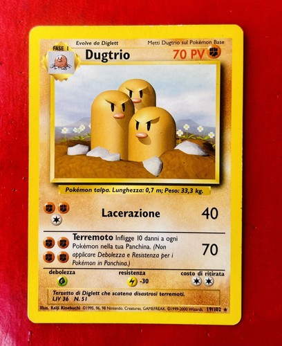 Lotto carte pokemon dugtrio - lotto,