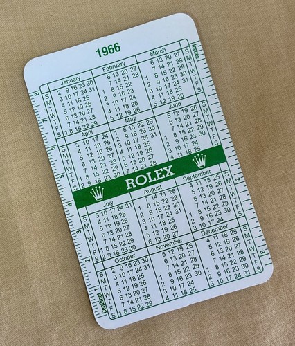 Rolex 1966 1967 - 1967, calendar