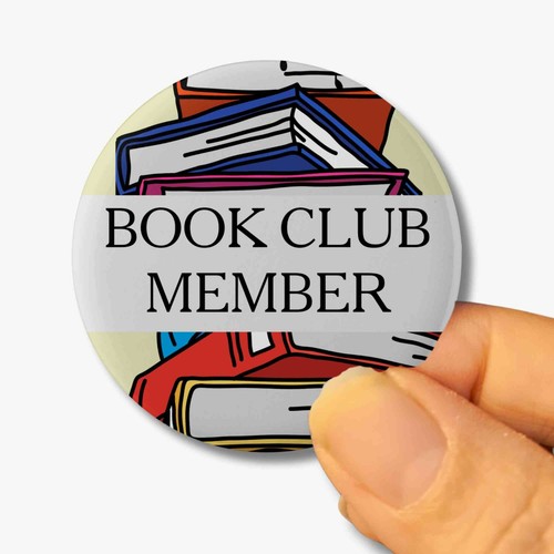 Book club member badge - book,