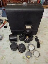 Yashica FX-3 Super Reflex Meccanica + 50mm+Auto Tele Converter X2+Flash+3 Filtri