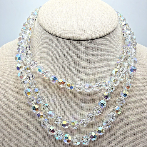 Collana vintage cristallo - vintage,