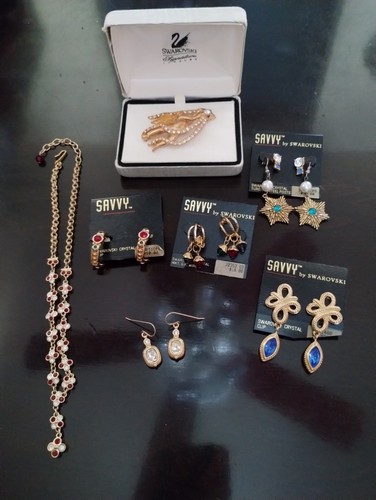 Lotto gioielli swarovski nuovi - lotto,